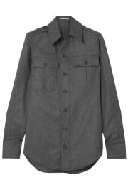 Wool Flannel Shirt at The Outnet